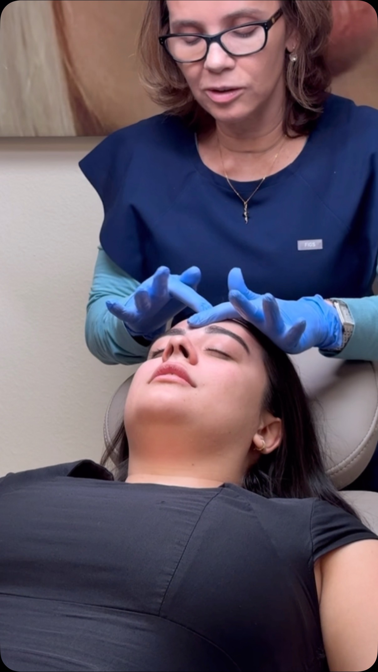 Facial treatment at AloEver Medspa